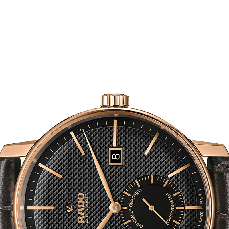 Rado Coupole Chronometer Automatic Leather Men's Watch- R22881165